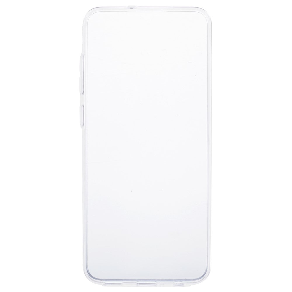 Til Samsung Galaxy A05 4G Gennemsigtigt Telefoncover Ridsefast TPU + Akrylcover med PET Skærmbeskytter