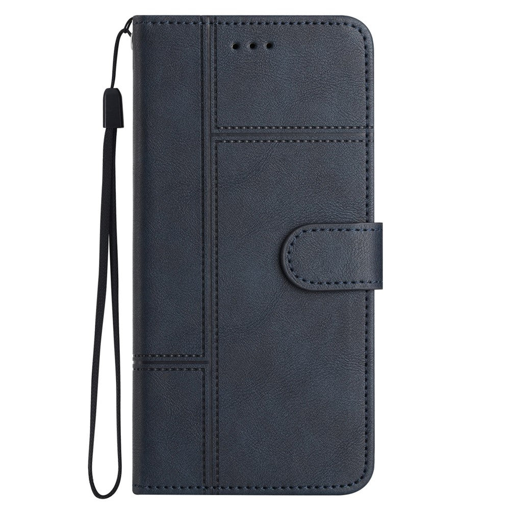 For Xiaomi 13T / 13T Pro / Redmi K60 Ultra Case Line Imprinted Wallet Phone Leather Cover