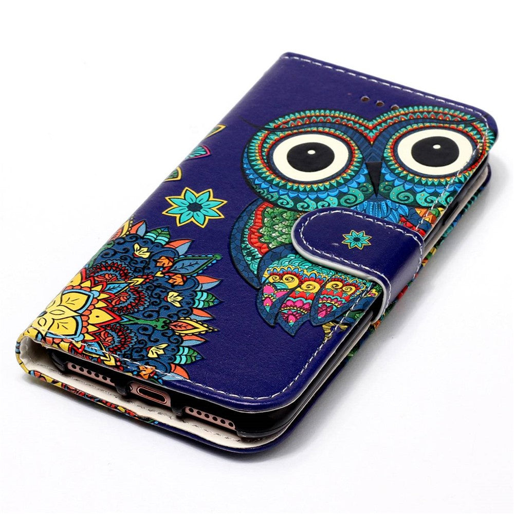 Phone Case For Xiaomi Redmi 13C 4G / 13C 5G / 13R 5G / Poco C65 4G / Poco M6 5G Shell Leather Pattern Printed Card Slot