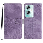 For Oppo A79 5G / A2 5G Folio Cover Imprinted Butterfly PU Leather Wallet Phone Case