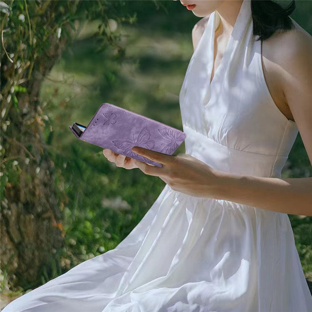 For Oppo A79 5G / A2 5G Folio Cover Imprinted Butterfly PU Leather Wallet Phone Case