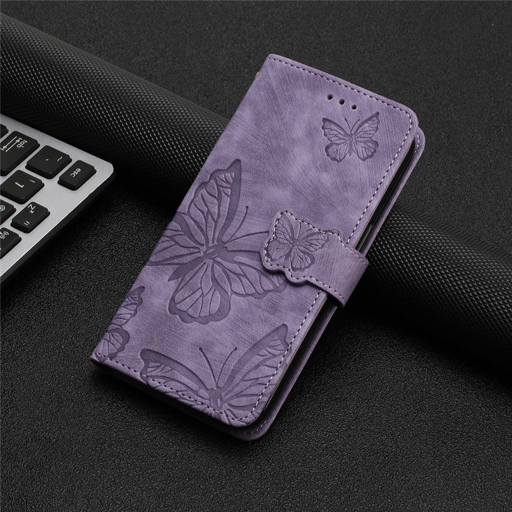 For Oppo A79 5G / A2 5G Folio Cover Imprinted Butterfly PU Leather Wallet Phone Case