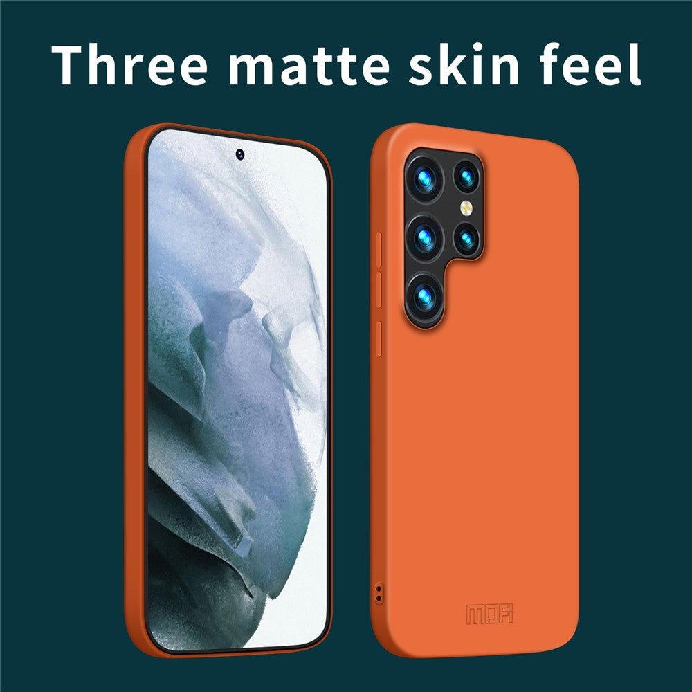 MOFI JK Qin-serien Samsung Galaxy S24 Ultra-cover med slim-fit TPU+akryl-cover til smartphone