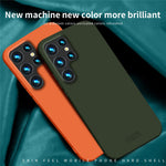 MOFI JK Qin-serien Samsung Galaxy S24 Ultra-cover med slim-fit TPU+akryl-cover til smartphone