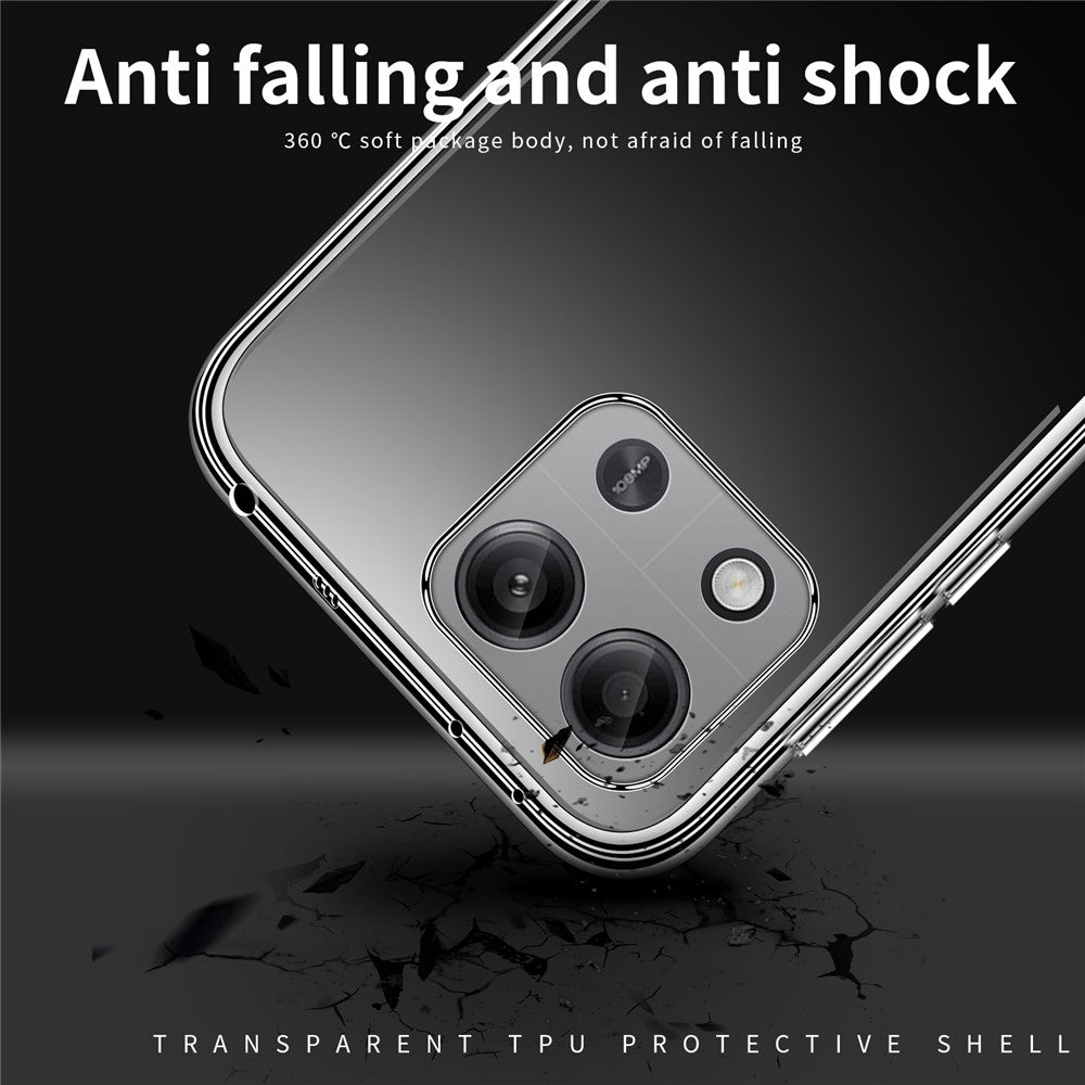 MOFI For Xiaomi Redmi Note 13 4G TPU Case High Definition Phone Protective Cover