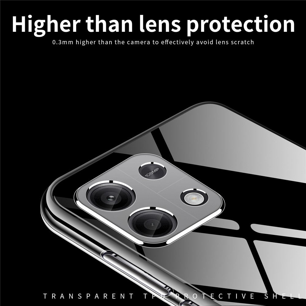 MOFI För Xiaomi Redmi Note 13 4G TPU-skal High Definition Phone Protective Cover