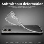 MOFI För Huawei Nova 11 SE / Nova 12 SE 4G Genomskinligt Skal Reptåligt Flexibelt TPU mobilskal