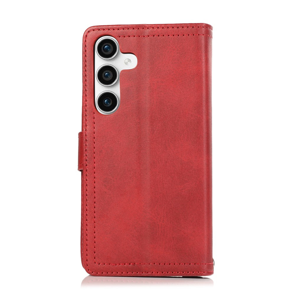 For Samsung Galaxy S24 Case Split Leather Folio Stand Multiple Card Slots Phone Cover
