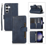 For Samsung Galaxy S24 Case Split Leather Folio Stand Multiple Card Slots Phone Cover