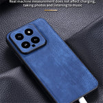 AZNS For Xiaomi 14 Case Imprinted PU Leather Coated TPU Phone Back Cover