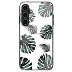 For Samsung Galaxy A25 5G (Global) (161.0 x 76.5 x 8.3mm) Case Pattern Printing Tempered Glass Back Phone Cover