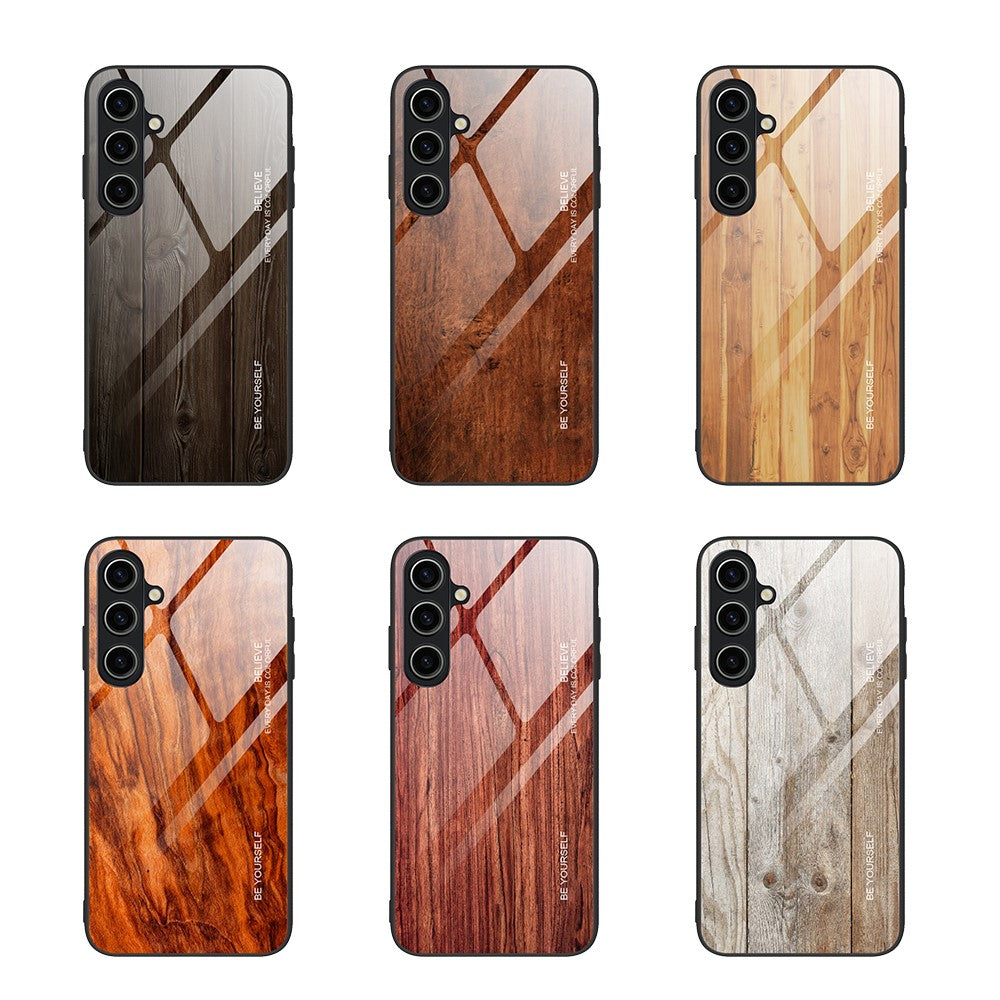 For Samsung Galaxy A25 5G (Global) (161.0 x 76.5 x 8.3mm) Case TPU Frame Tempered Glass Back Phone Cover