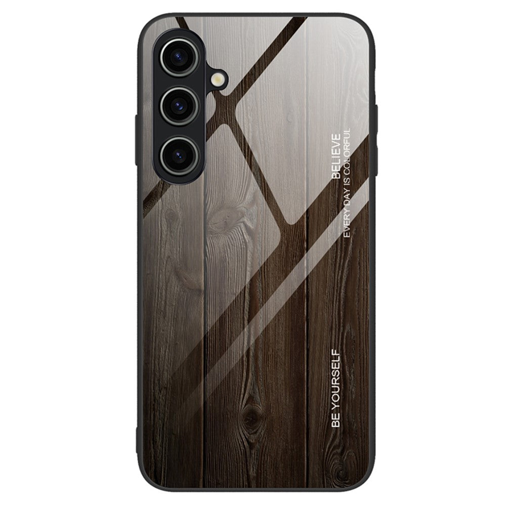 For Samsung Galaxy A25 5G (Global) (161.0 x 76.5 x 8.3mm) Case TPU Frame Tempered Glass Back Phone Cover