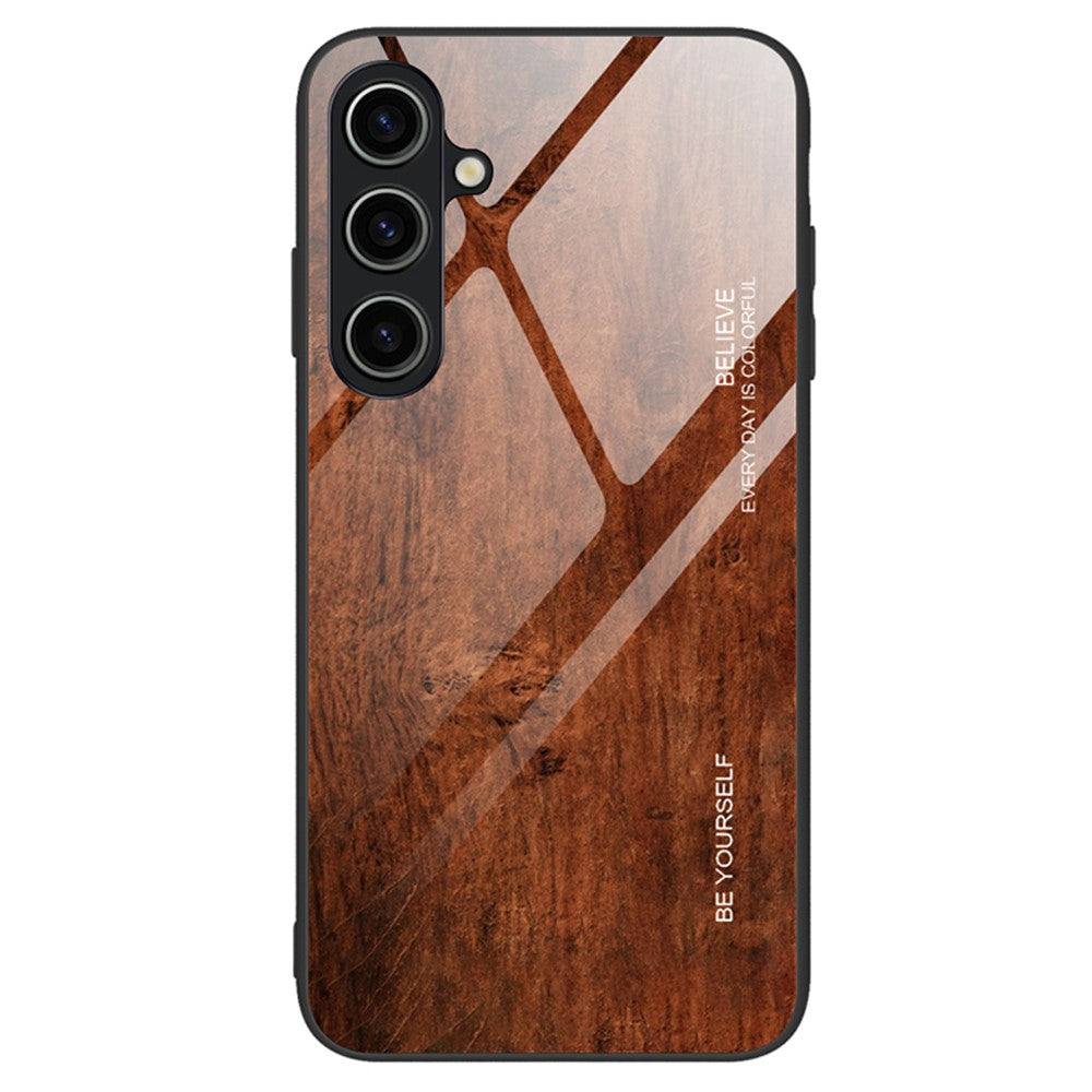 For Samsung Galaxy A25 5G (Global) (161.0 x 76.5 x 8.3mm) Case TPU Frame Tempered Glass Back Phone Cover