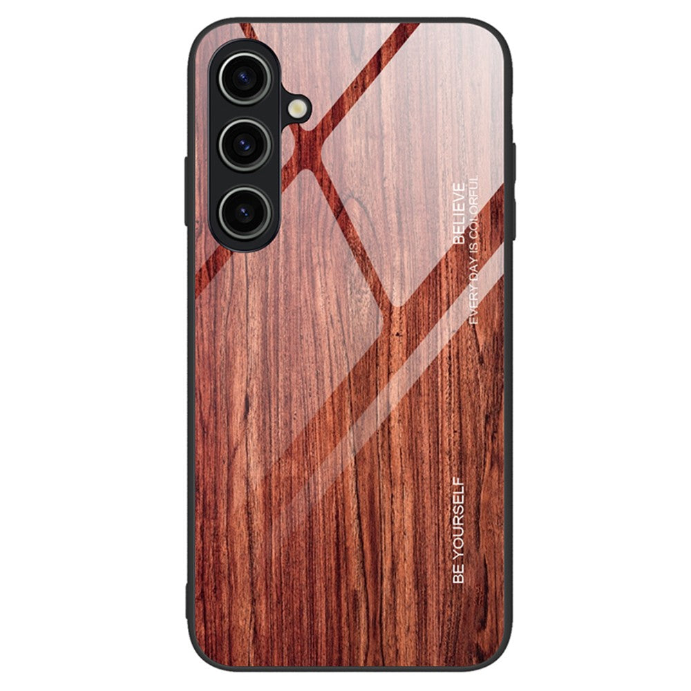 For Samsung Galaxy A25 5G (Global) (161.0 x 76.5 x 8.3mm) Case TPU Frame Tempered Glass Back Phone Cover