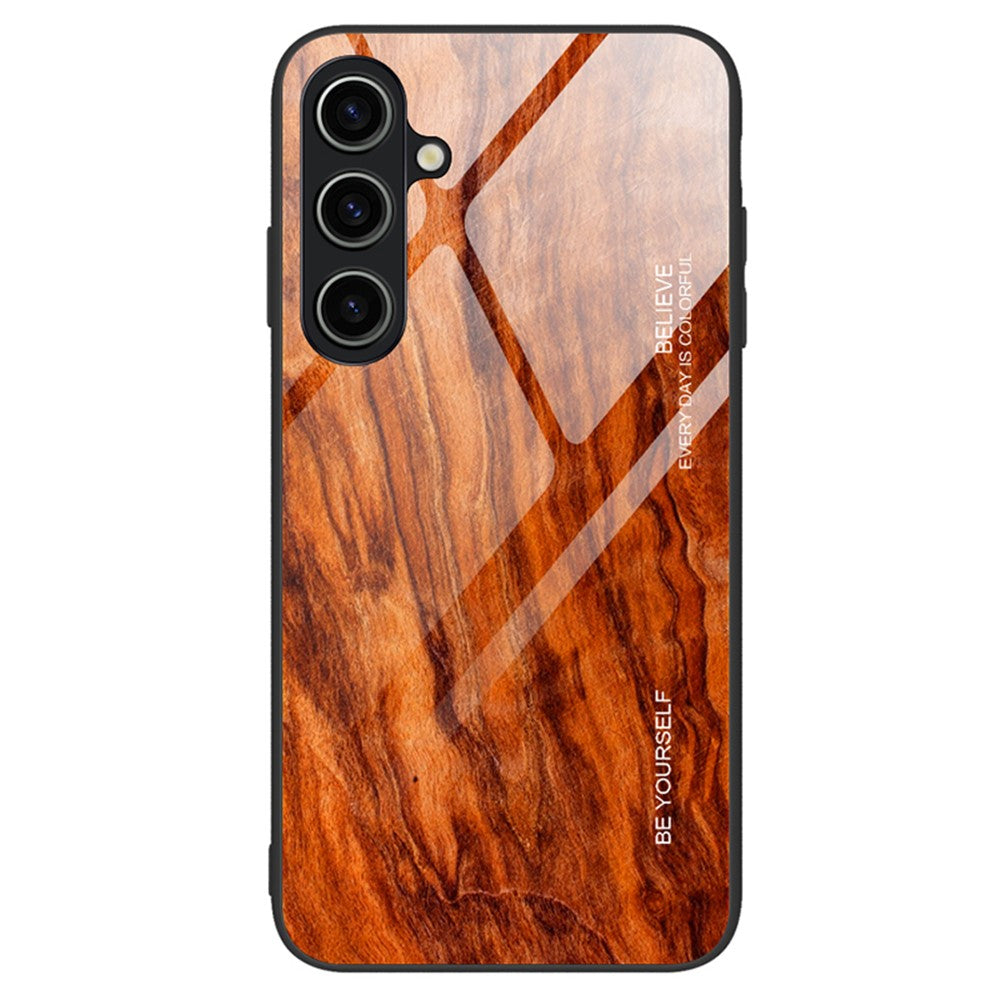 For Samsung Galaxy A25 5G (Global) (161.0 x 76.5 x 8.3mm) Case TPU Frame Tempered Glass Back Phone Cover