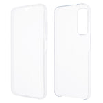 Til Samsung Galaxy A05s 4G Gennemsigtigt Telefoncover TPU + Akryl Beskyttelsescover med PET Skærmbeskytter