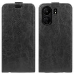Vertical Flip Case for Xiaomi Redmi 13C 4G / Poco C65 4G Shell Crazy Horse Texture Leather Phone Cover