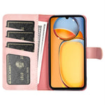 For Xiaomi Redmi 13C 4G / Poco C65 4G Case Color Splicing Wallet Leather Cover