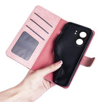 For Xiaomi Redmi 13C 4G / Poco C65 4G Case Color Splicing Wallet Leather Cover