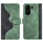 For Xiaomi Redmi 13C 4G / Poco C65 4G Case Color Splicing Wallet Leather Cover