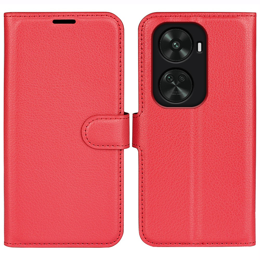 For Huawei nova 11 SE / nova 12 SE 4G Leather Case Litchi Texture Stand Phone Wallet Cover