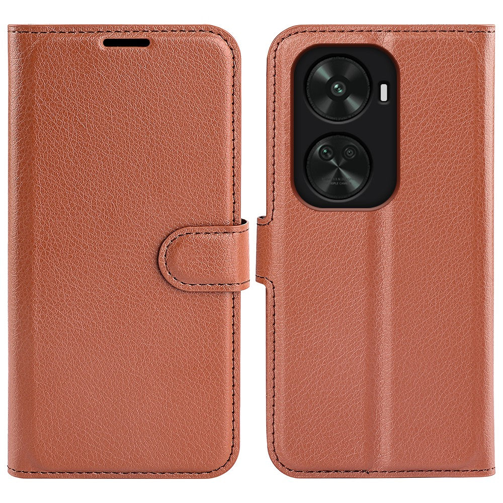 For Huawei nova 11 SE / nova 12 SE 4G Leather Case Litchi Texture Stand Phone Wallet Cover