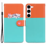 Cartoon Pet Series for Samsung Galaxy S25+ / S24+ Case Wallet Stand Leather Phone Cover