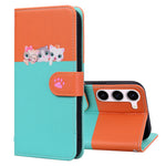 Cartoon Pet Series for Samsung Galaxy S25+ / S24+ Case Wallet Stand Leather Phone Cover
