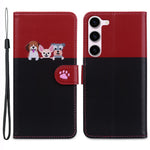 Cartoon Pet Series for Samsung Galaxy S25+ / S24+ Case Wallet Stand Leather Phone Cover