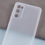 For Samsung Galaxy S20 FE / S20 FE 5G / S20 Lite / S20 FE 2022 TPU Case Matte Phone Cover (Precise Cutout)