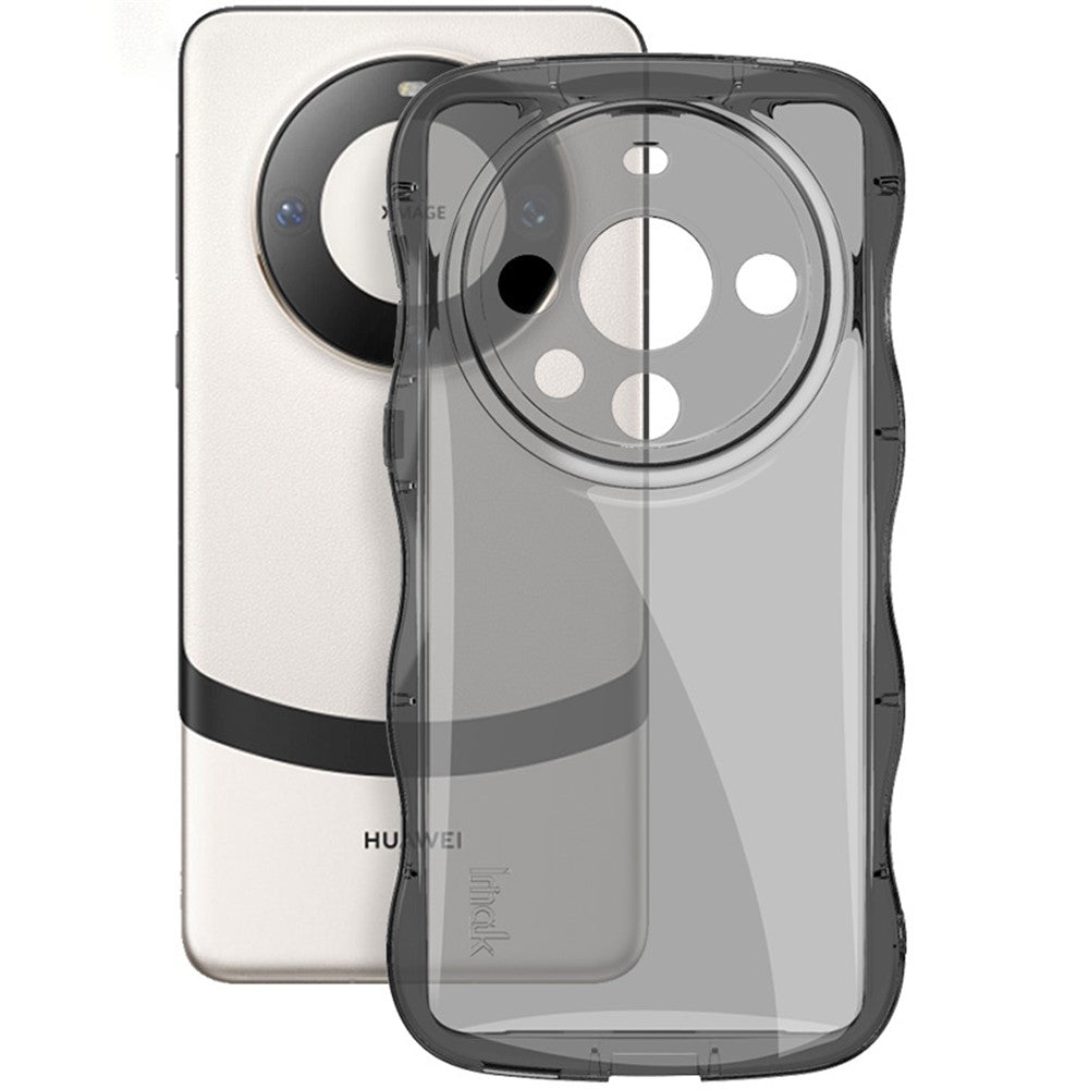 IMAK For Huawei Mate 60 Pro / Mate 60 Pro+ Cell Phone Cases TPU Curly Wave Frame Cover