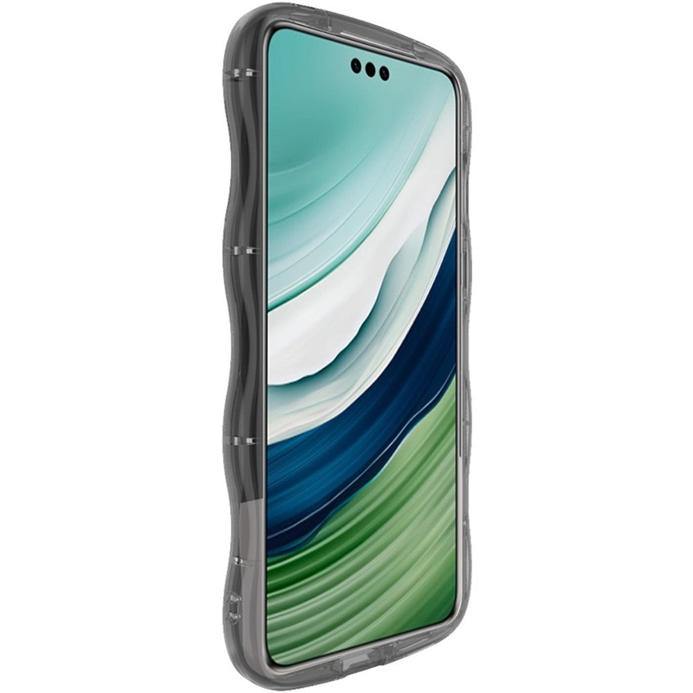 IMAK For Huawei Mate 60 Pro / Mate 60 Pro+ Cell Phone Cases TPU Curly Wave Frame Cover