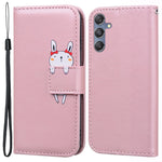 Til Samsung Galaxy M34 5G / F34 5G Tegneserie Dyremønster Pung Læder Cover Mobiltelefonetuier