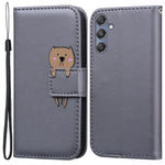 Til Samsung Galaxy M34 5G / F34 5G Tegneserie Dyremønster Pung Læder Cover Mobiltelefonetuier
