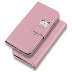 For Samsung Galaxy S25+ / S24+ Cartoon Animal Pattern Cover PU Leather Cell Phone Cases with Strap