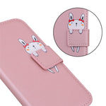 For Samsung Galaxy S25+ / S24+ Cartoon Animal Pattern Cover PU Leather Cell Phone Cases with Strap