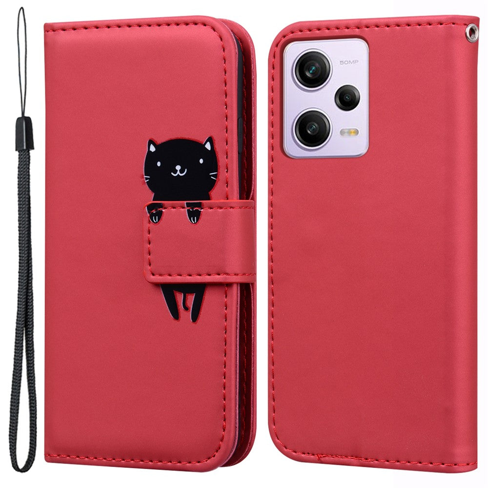 For Xiaomi Redmi Note 12 Pro 5G / Note 12 Pro Speed 5G / Poco X5 Pro 5G Cartoon Animal Pattern Leather Cell Phone Cases