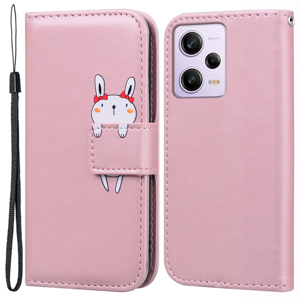 For Xiaomi Redmi Note 12 Pro 5G / Note 12 Pro Speed 5G / Poco X5 Pro 5G Cartoon Animal Pattern Leather Cell Phone Cases