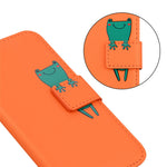 For iPhone 13 Pro 6.1 inch Cover Cartoon Animal Pattern PU Leather Wallet Cell Phone Case