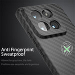 Xiaomi 14 mobilmobilskal kolfiberstruktur hårt PC-skyddsfodral