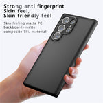 Samsung Galaxy S23 Ultra mobilskal Fallskyddande Matt Skin-touch mobilskal