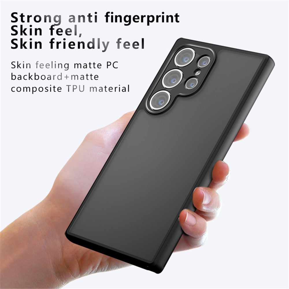 Samsung Galaxy S23 Ultra mobilskal Fallskyddande Matt Skin-touch mobilskal