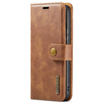 DG.MING for Samsung Galaxy S24+ Case Split Leather Wallet Detachable Phone Cover