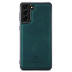 DG.MING For Samsung Galaxy S24 Case PU Leather Coated PC+TPU Phone Cover