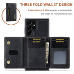 DG.MING M2-serien til Samsung Galaxy S24 Ultra, cover med stativ og aftageligt magnetisk etui