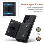 DG.MING M2-serien til Samsung Galaxy S24 Ultra, cover med stativ og aftageligt magnetisk etui