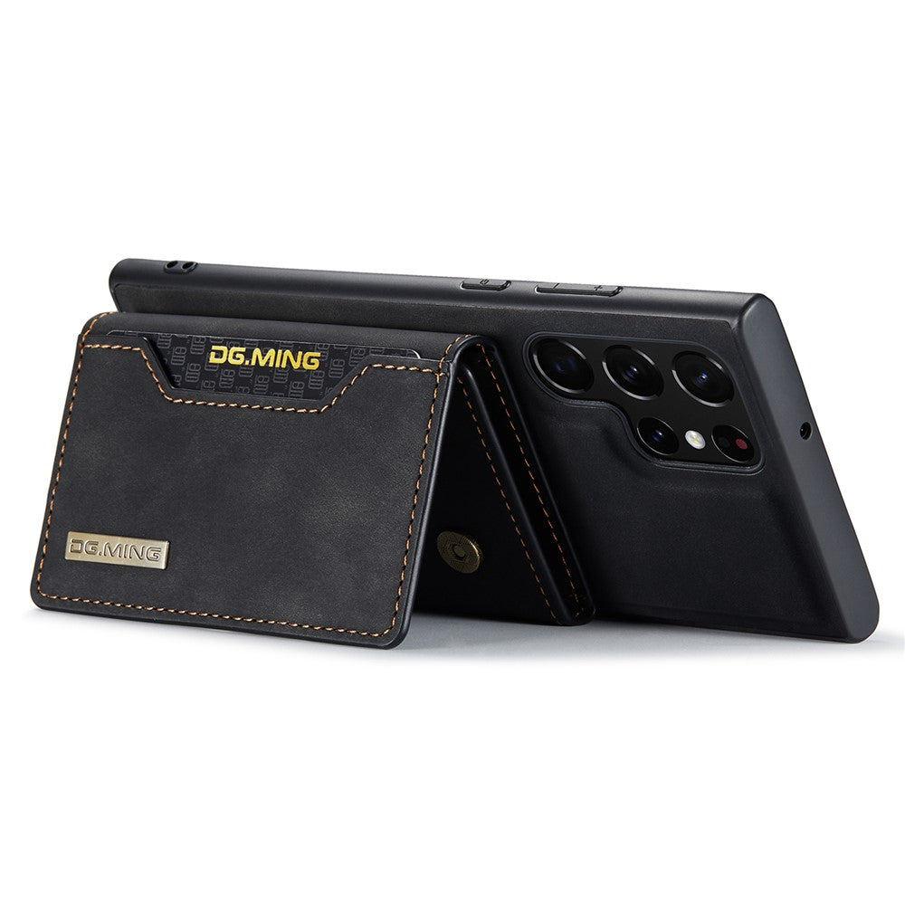 DG.MING M2-serien til Samsung Galaxy S24 Ultra, cover med stativ og aftageligt magnetisk etui