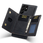 DG.MING M2-serien til Samsung Galaxy S24 Ultra, cover med stativ og aftageligt magnetisk etui