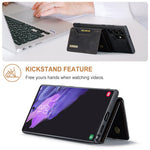 DG.MING M2-serien til Samsung Galaxy S24 Ultra, cover med stativ og aftageligt magnetisk etui